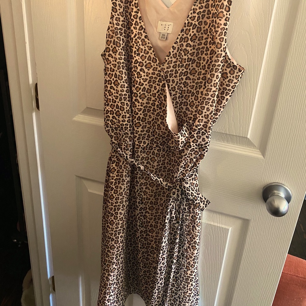 Leopard print dress